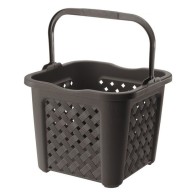 Arianna Wenge 25L Storage Basket with Lid