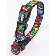 Collar Para Perros XS XXS Marvel Negro