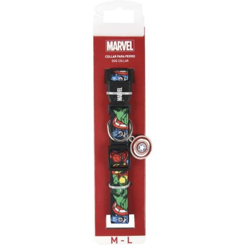 Collar Para Perros XS XXS Marvel Negro