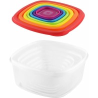 Set of 7 Stackable Food Containers