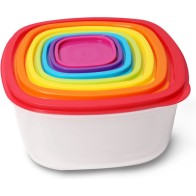 Set of 7 Stackable Food Containers