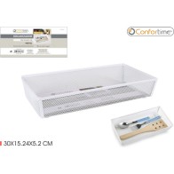 Organizador Metálico Elegante 30x15.24x5.2 Cm