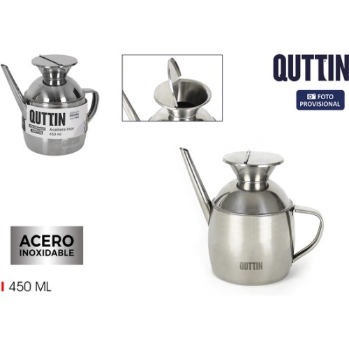 Aceitera Inox 450ml Quttin