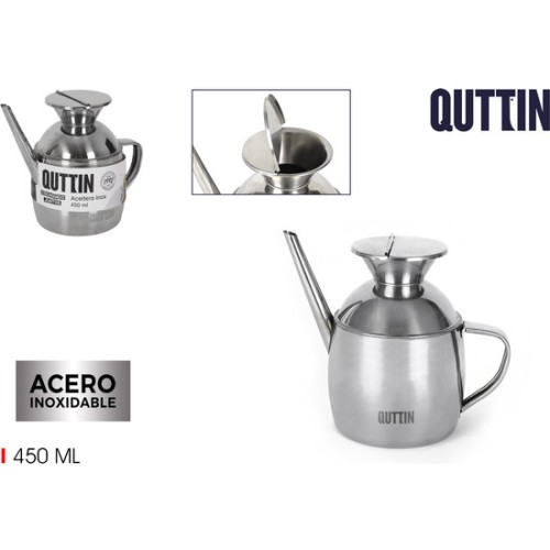 Aceitera Inox 450ml Quttin