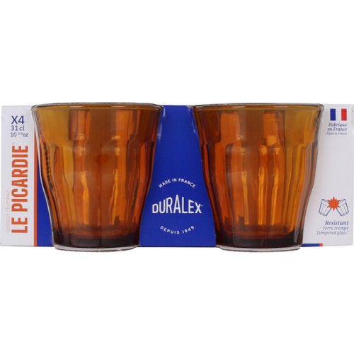 Set 4 Vaso 31cl Ámbar Picardie