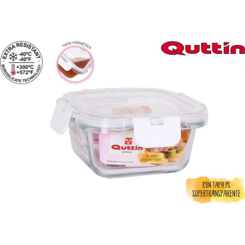 Square Food Container with Lid 125x125cm Quttin
