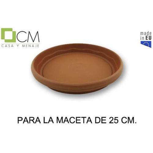 Elsa Flower Pot Plate 25cm