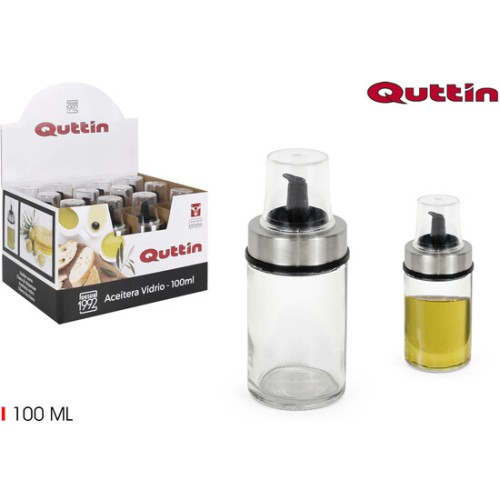 Glass Oil Bottle 100ml with Quttin Stopper