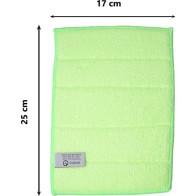 Pack of 2 Microfiber Cloths with Sponge for Cleaning