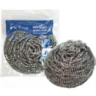 Estropajo Acero Inox 40g para Limpieza Intensiva