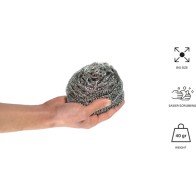 Estropajo Acero Inox 40g para Limpieza Intensiva
