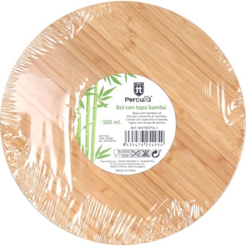 Bamboo Bowl 24cm Legno Percutti Eco-Friendly
