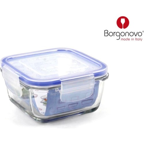 Square Airtight Jar 11x12cm