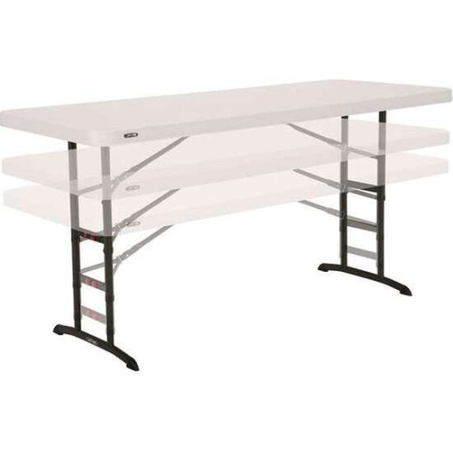 Adjustable Folding Rectangular Table Lifetime