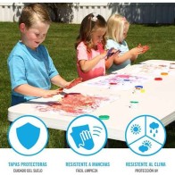 Adjustable Folding Rectangular Table Lifetime