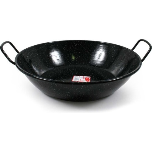 Deep Marble Finish Paella Pan 38cm