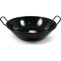 Deep Marble Finish Paella Pan 38cm