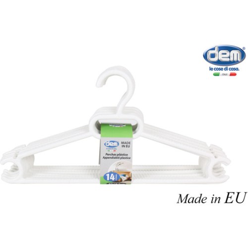 Set of 14 Plastic Hangers