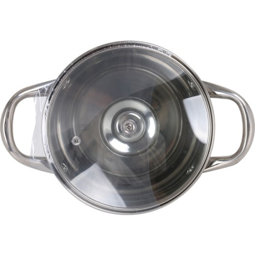18cm 3L Induction Stainless Steel Pot with Lid