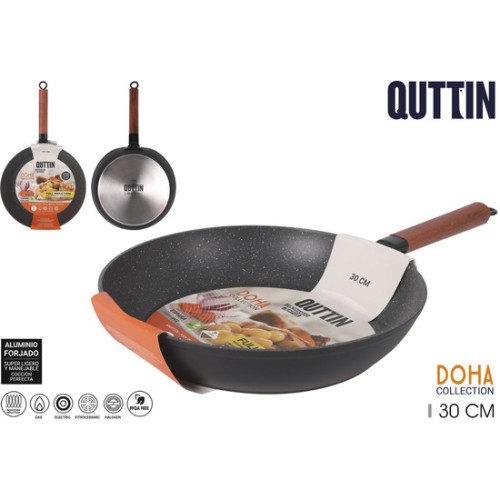 30cm Forged Aluminum Frying Pan Quttin