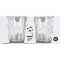 Set of 4 Water Glasses 305cc Aras