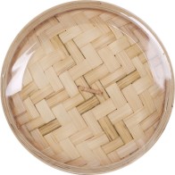 Bamboo Steamer 2 Levels 2321x15.5cm Quttin