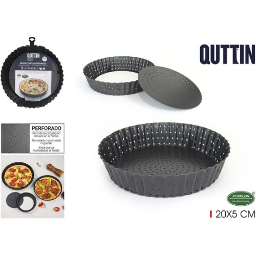 Removable Tart Mold 20x5cm Quttin