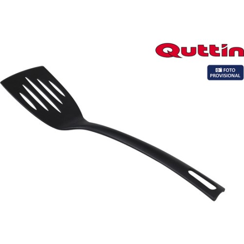 Pala Surcos Nylon Negra Quttin para Uso Versátil en Cocina