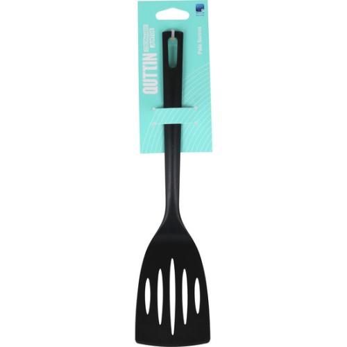 Pala Surcos Nylon Negra Quttin para Uso Versátil en Cocina