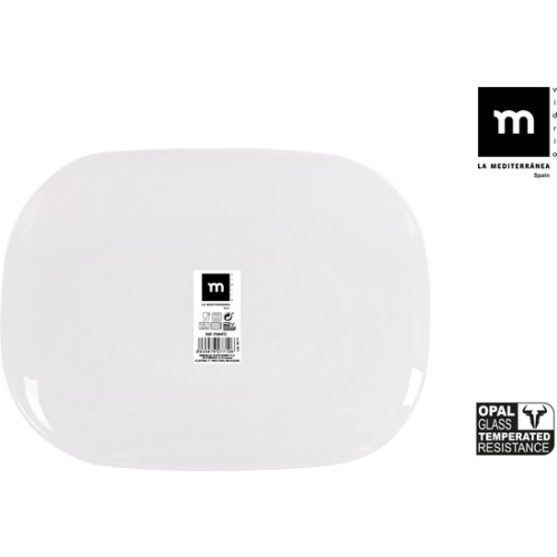 30.5cm Rectangular Opal Serving Dish Palaos
