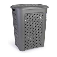 Arianna Graphite Laundry Basket 50L
