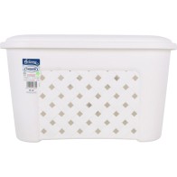 Cesta de Ropa con Tapa 23,6L Arianna Blanco