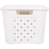 Cesta de Ropa con Tapa 23,6L Arianna Blanco