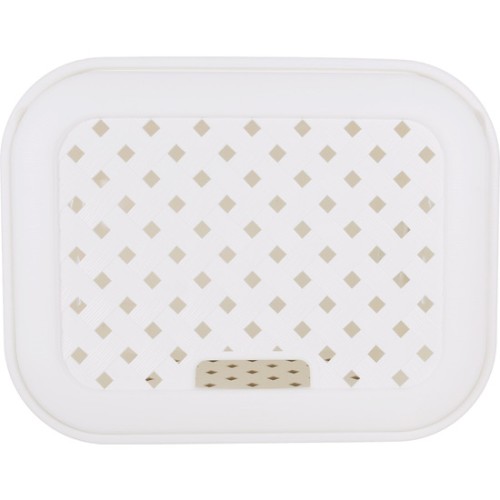 Cesta de Ropa con Tapa 23,6L Arianna Blanco