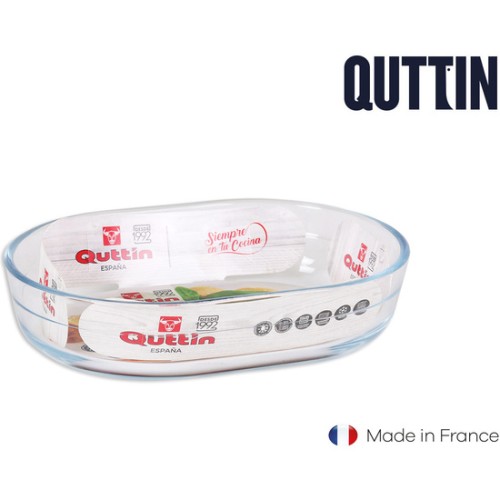 Molde Oval de Vidrio 17cm para Tartas y Quiches