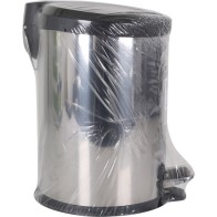 9L Metal Trash Can with Foot Pedal