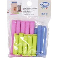 Set de 15 Pinzas Cierrabolsas DEM