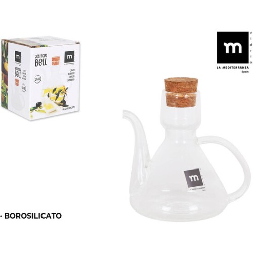 Aceitera Vidrio Con TapÓn 125cc Bell