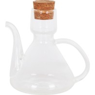 Oil Bottle Glass with Cork 125cc Bell