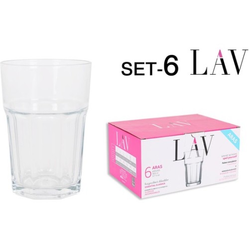 Set of 6 Aras 365cc Refreshment Glasses