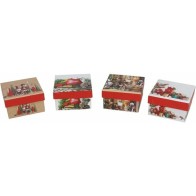 Square Gift Box Solidaditos Christmas