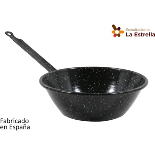 20cm Bordonada Deep Frying Pan 1.4L Speckled