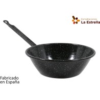 20cm Bordonada Deep Frying Pan 1.4L Speckled