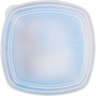 Fiambrera Transparente 11cm Cuadrada c/Tapa Freshbox