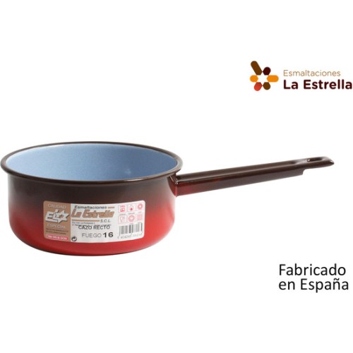 Cazo Recto Fuego 16cm 1,4L para Cocina Eficiente