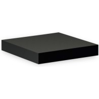 Black Wooden Wall Shelf Confortime
