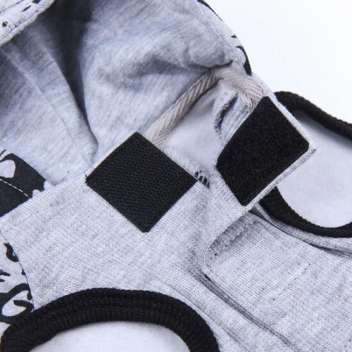 Cotton Brushed Black Dog Sweater S
