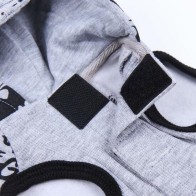 Cotton Brushed Black Dog Sweater S