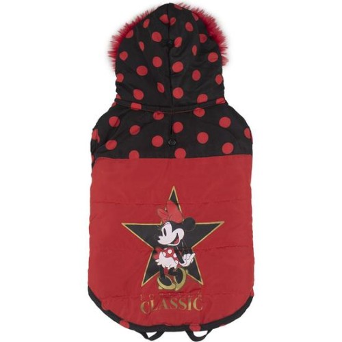 Abrigo Acolchado Para Perro XXS Minnie Rojo