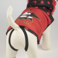 Abrigo Acolchado Para Perro XXS Minnie Rojo